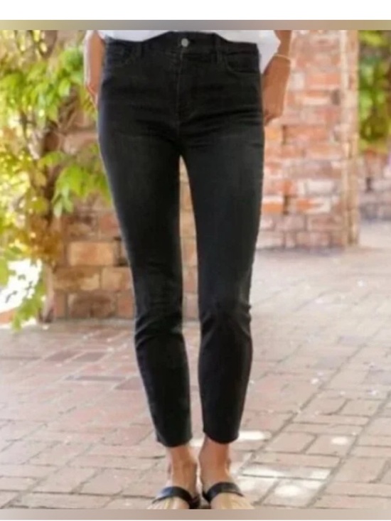 Frank & Eileen Denim - Frank & Eileen Sligo Jeans - Black Ankle Slim Cropped Jeans - Size 31